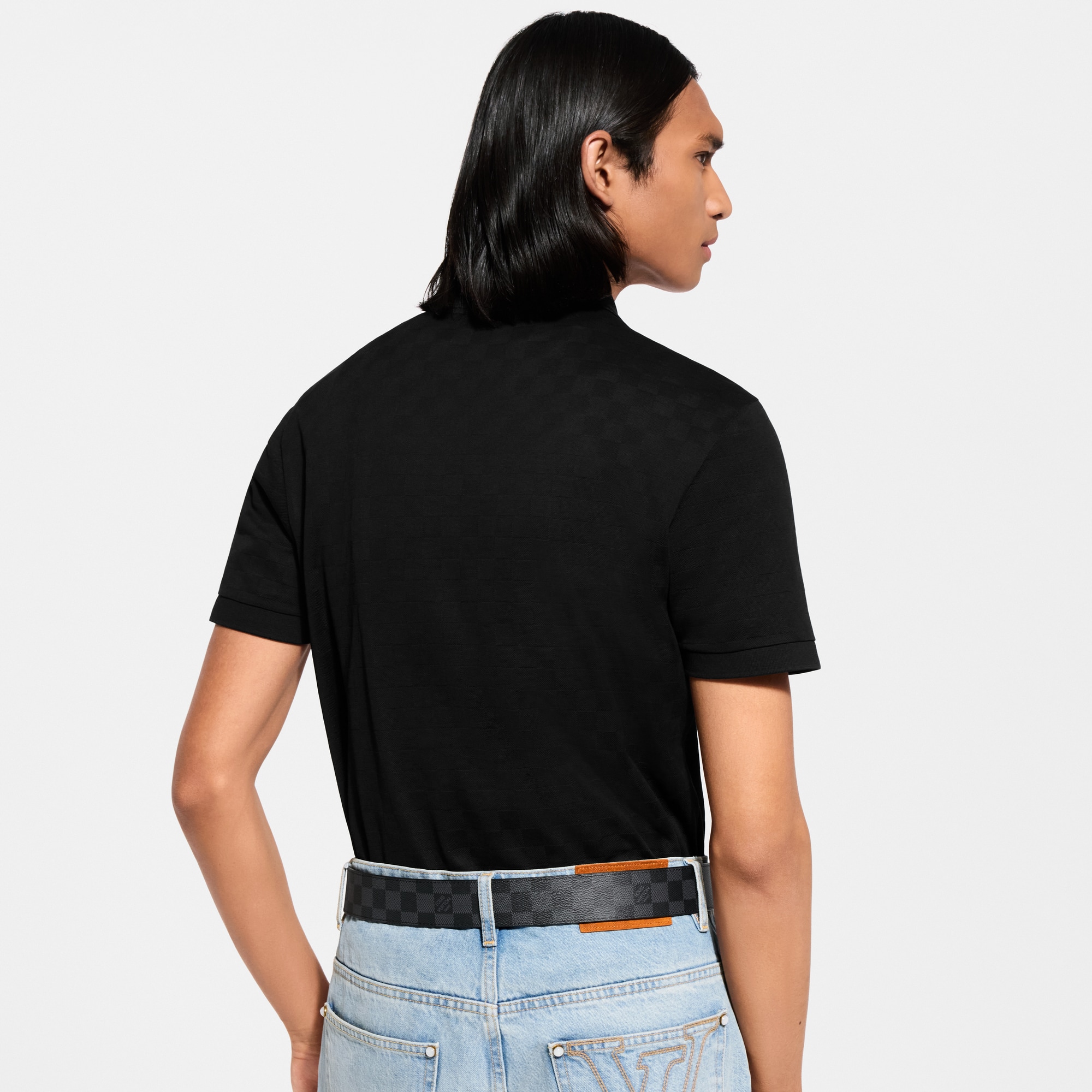 Damier Signature Polo Shirt - For Men | LOUIS VUITTON